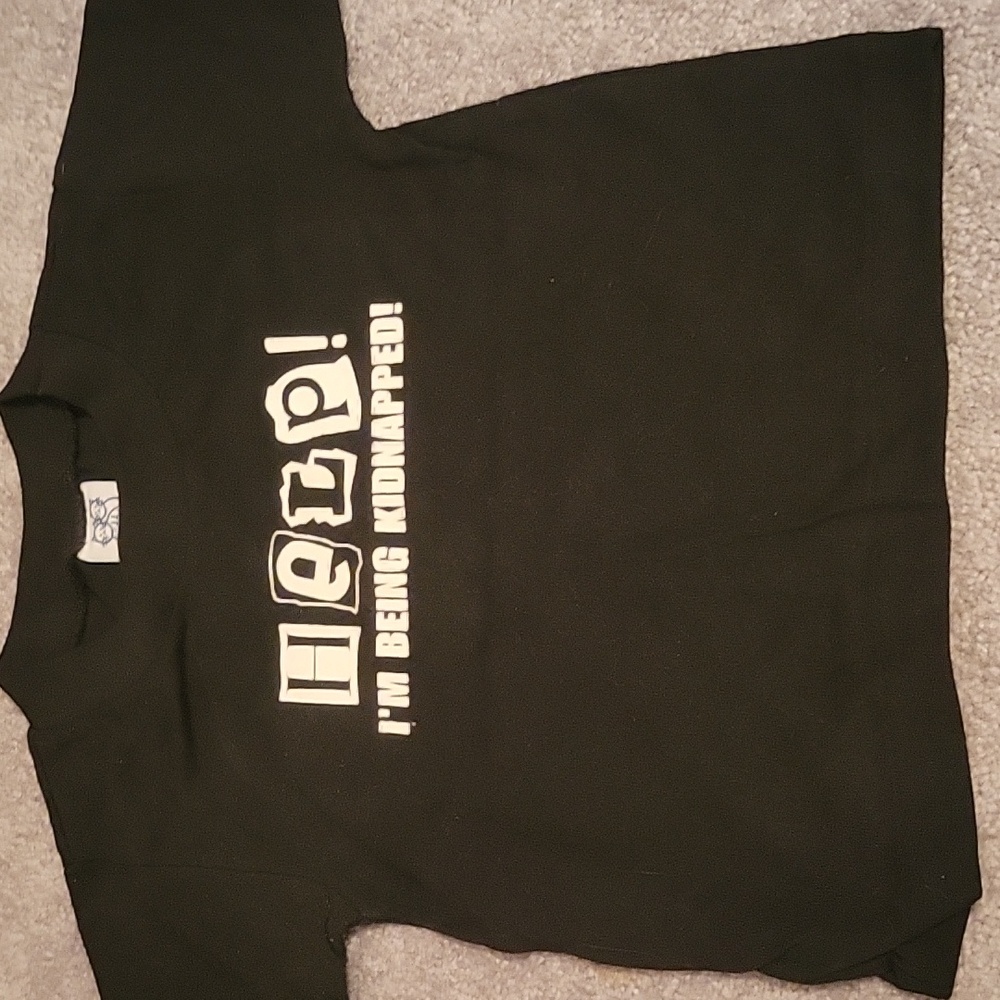 12 Months Tshirt Help! I'm Being Kidnapped